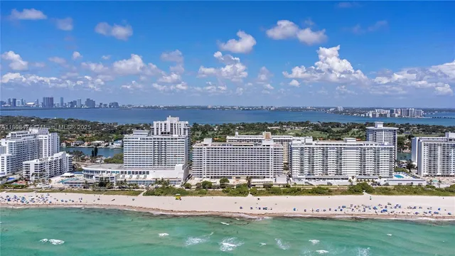 a view of a city with tall buildings