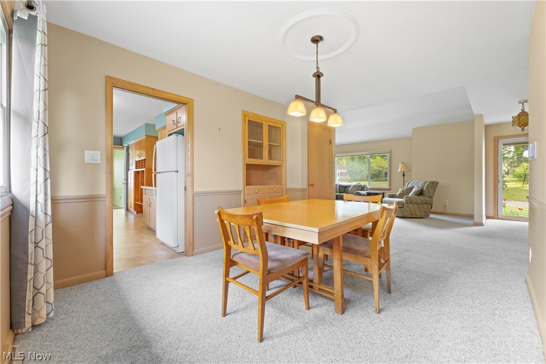 575 Overwood Road Akron, OH 44313 - Photo 8 of 45 View of carpeted dining space