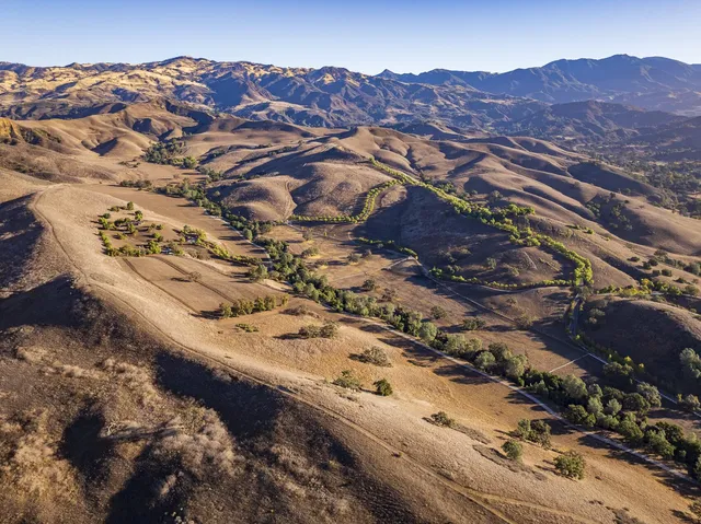 a view of city and mountain