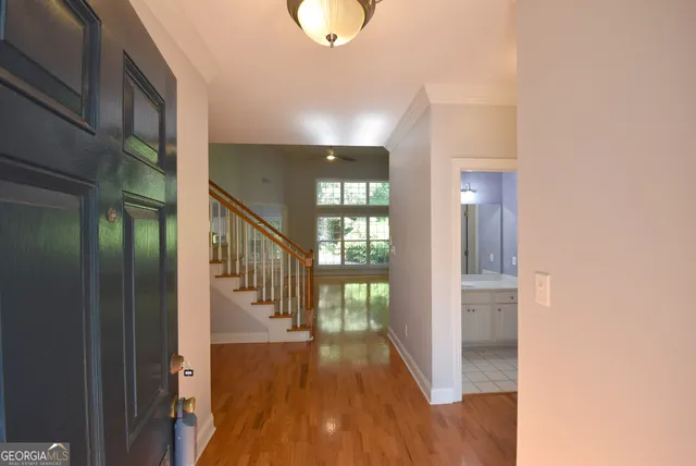 a view interior of a house and wooden floor