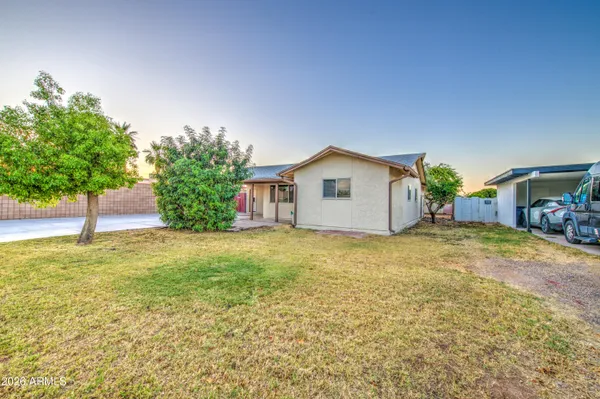 a view of outdoor space and yard