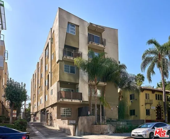 a front view of a building
