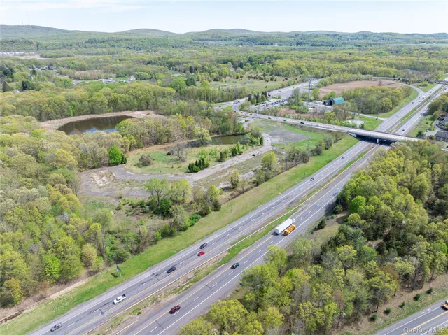 a view of a city with ocean view