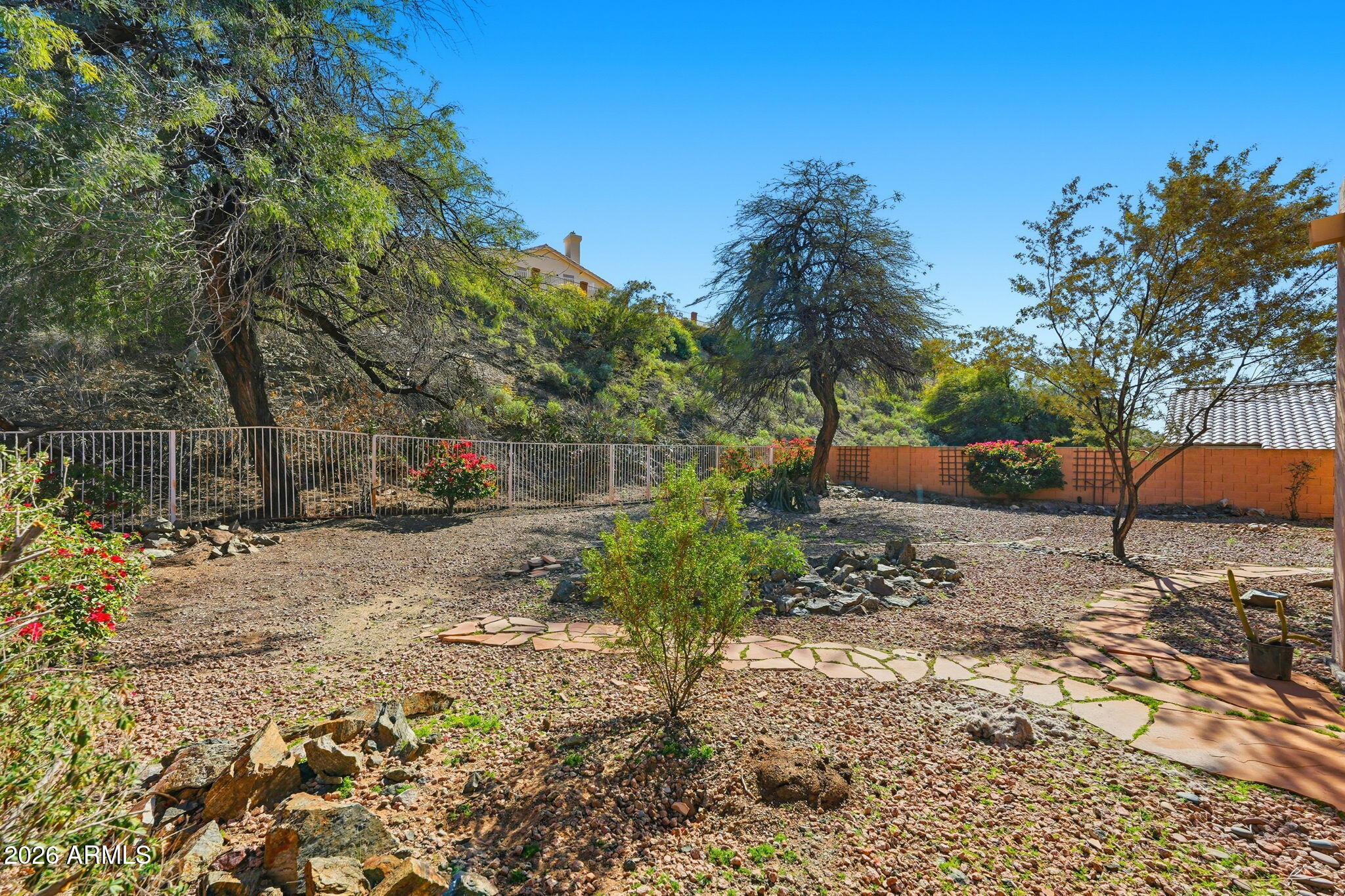 16651 South 18th Way Phoenix, AZ 85048 - Photo 37 of 43 a view of a yard with plants and trees