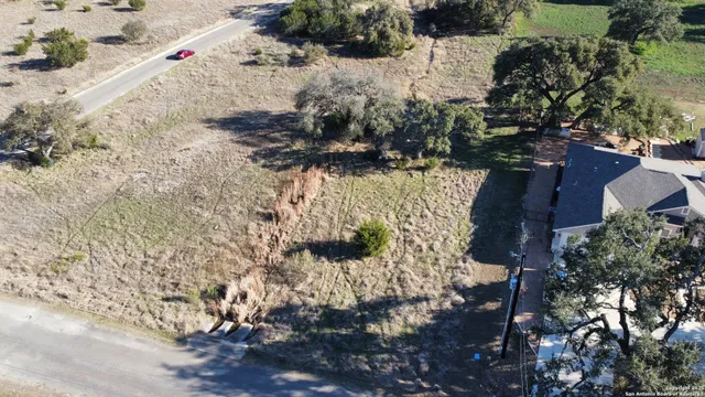 a view of a lake with houses