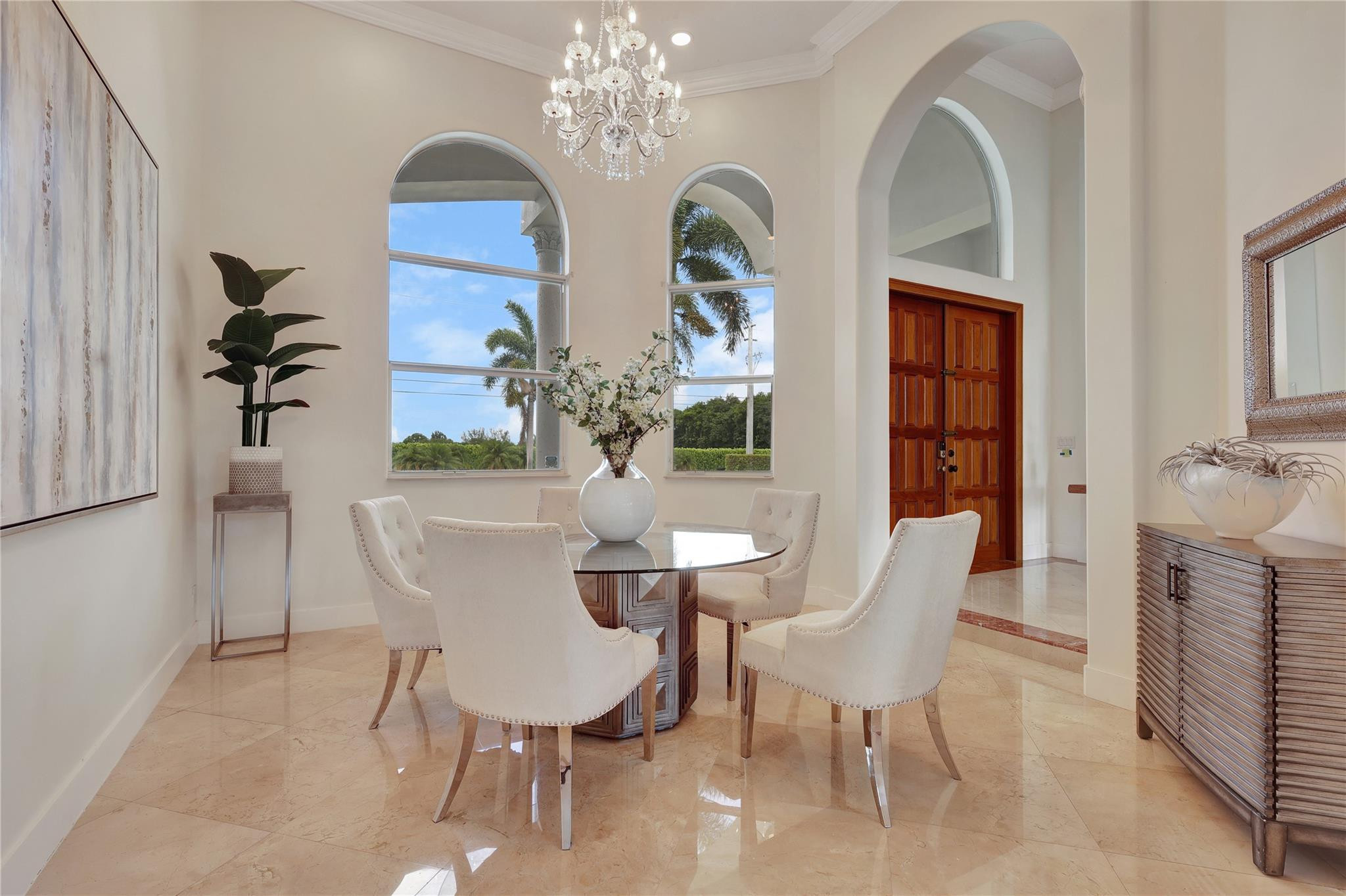Undisclosed Address Southwest Ranches, FL 33332 - Photo 14 of 54 a view of a dining room with furniture and chandelier