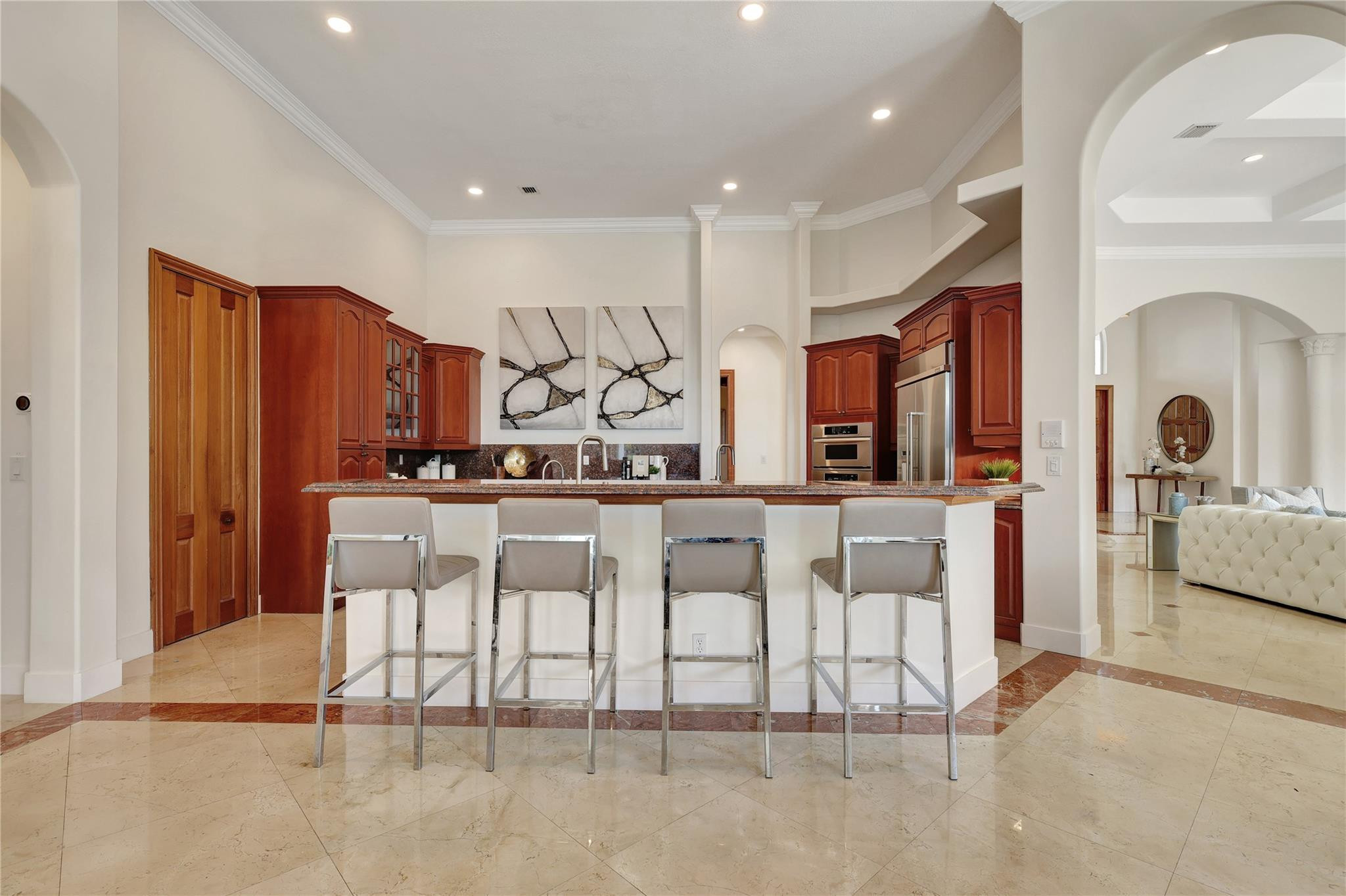 Undisclosed Address Southwest Ranches, FL 33332 - Photo 26 of 54 a view of a living room and kitchen