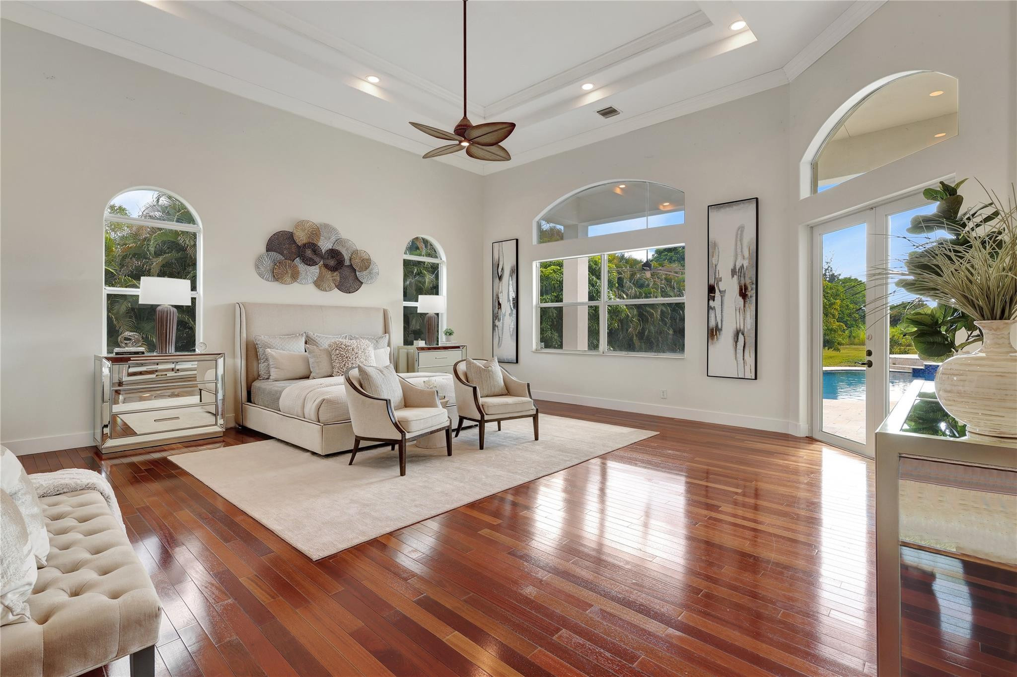 Undisclosed Address Southwest Ranches, FL 33332 - Photo 32 of 54 a living room with furniture large window and wooden floor