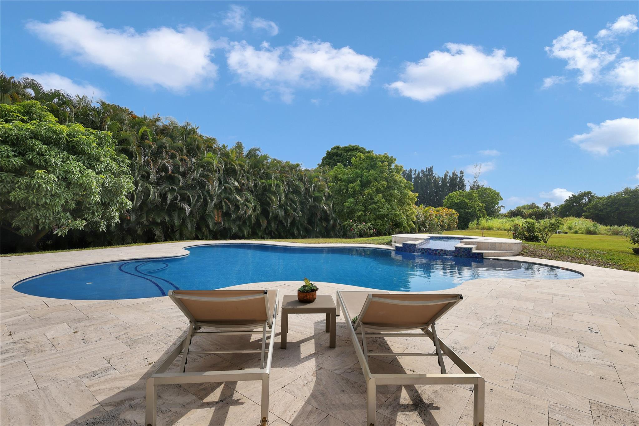 Undisclosed Address Southwest Ranches, FL 33332 - Photo 47 of 54 a view of a swimming pool with lounge chair