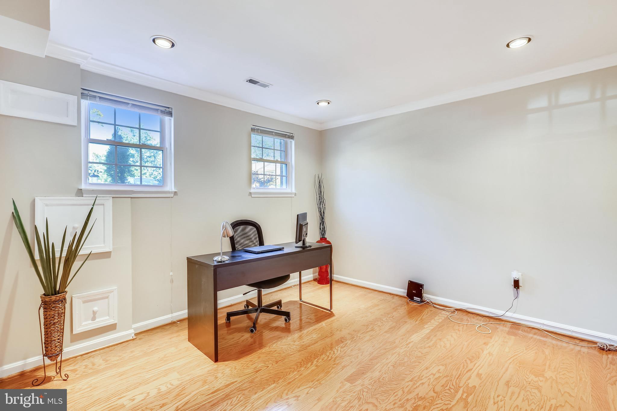 1907 Brightleaf Court Silver Spring, MD 20902 - Photo 21 of 28 LOWER LEVEL HOME OFFICE OR 3RD BEDROOM