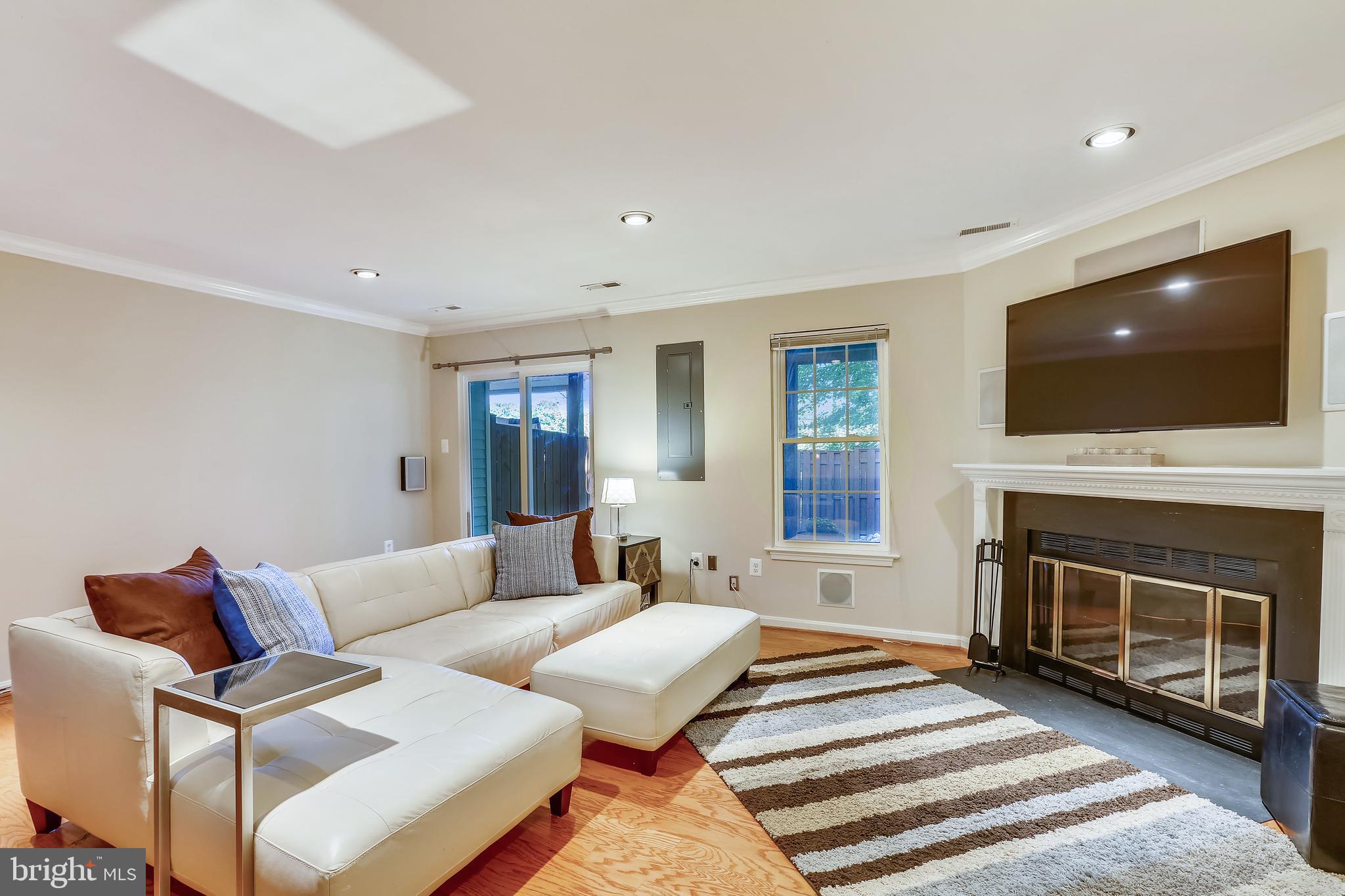 1907 Brightleaf Court Silver Spring, MD 20902 - Photo 27 of 28 RECESSED LIGHTING & FIREPLACE