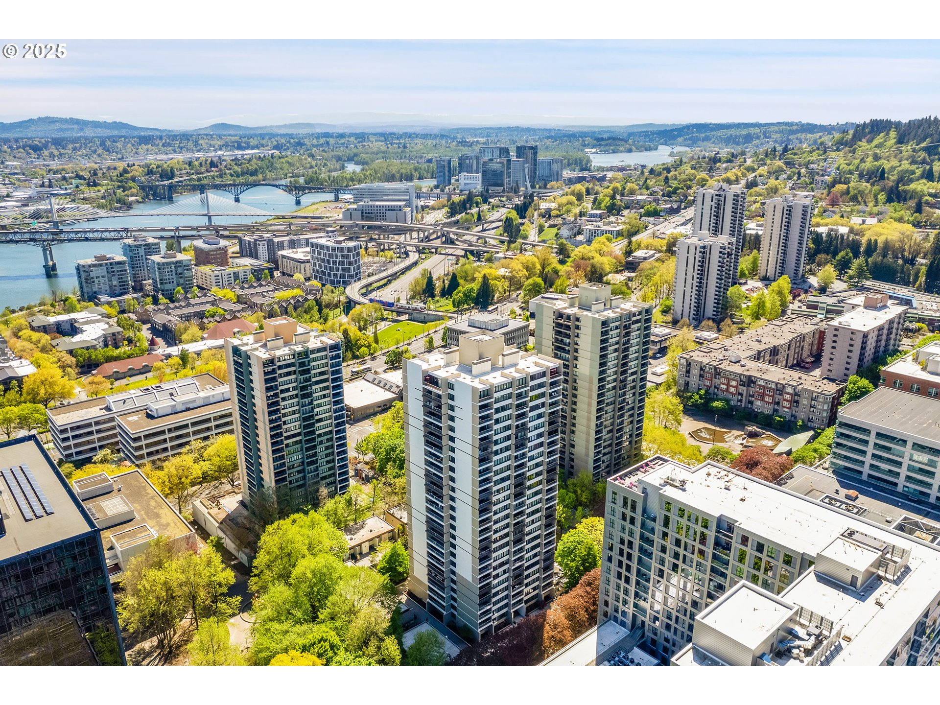 255 Southwest Harrison Street, Unit 17F Portland, OR 97201 - Photo 29 of 31 a view of city with ocean