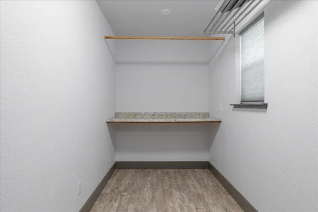 wooden floor in a gallery