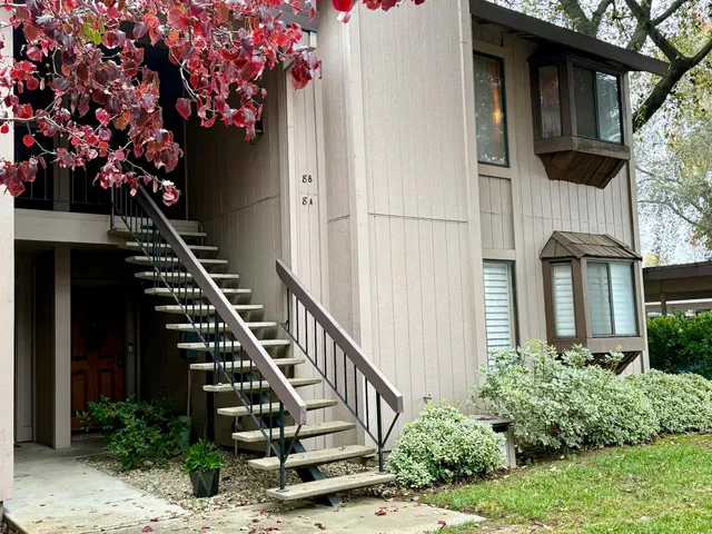 a view of outdoor space and deck