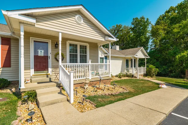 a view of front door