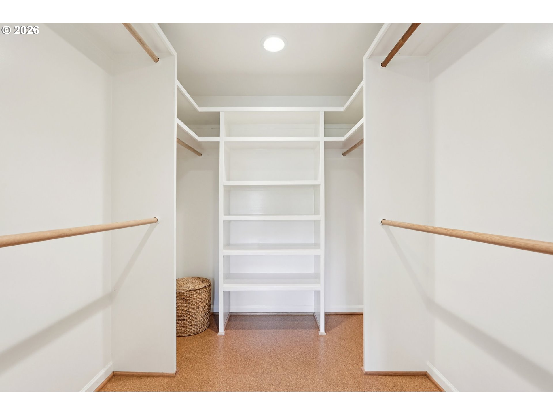 7225 Southwest 13th Avenue Portland, OR 97219 - Photo 30 of 48 a view of walk in closet with empty racks