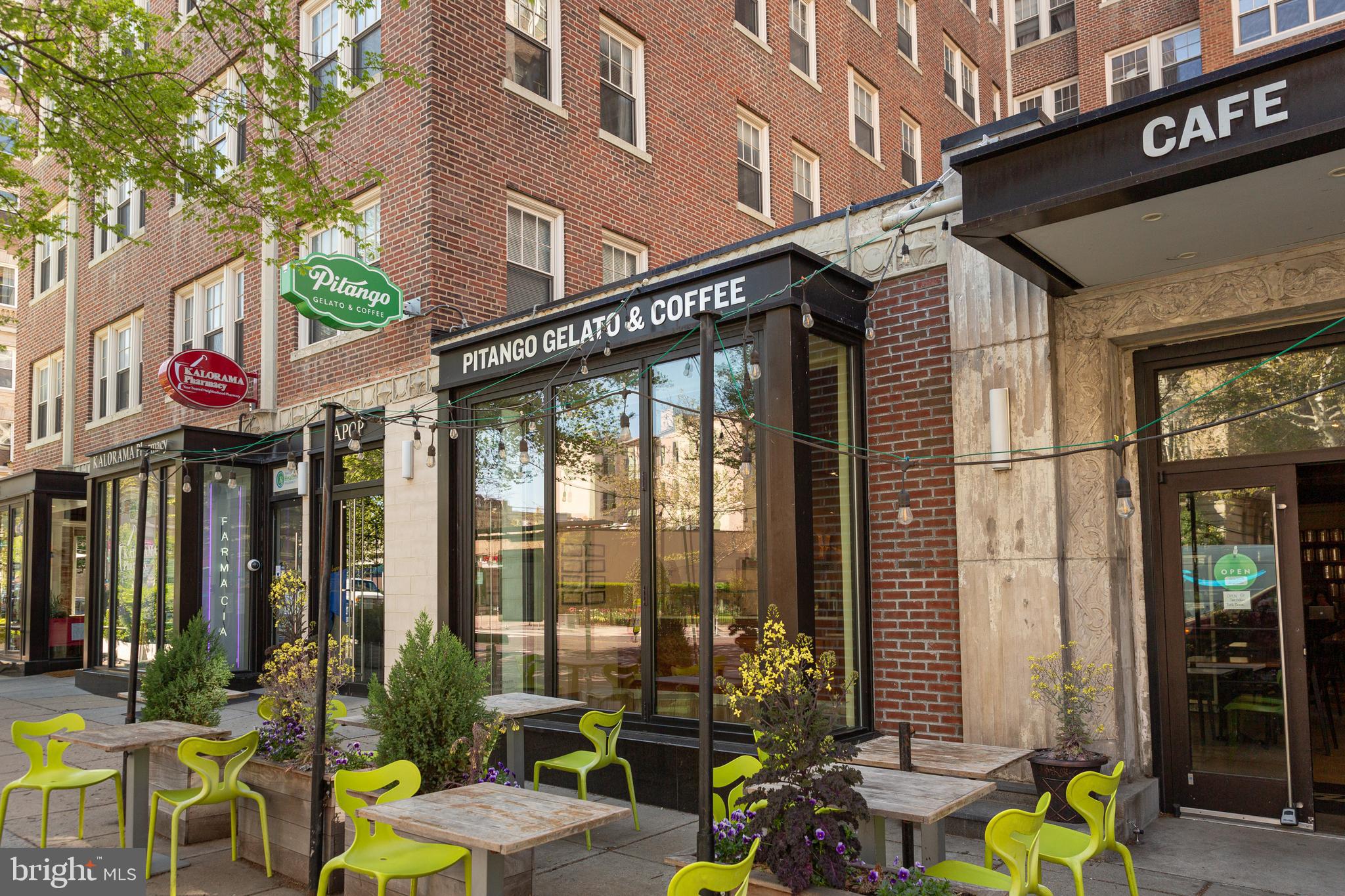 2101 Connecticut Avenue Northwest, Unit 53 Washington, DC 20009 - Photo 45 of 45 a front view of a building with outdoor seating