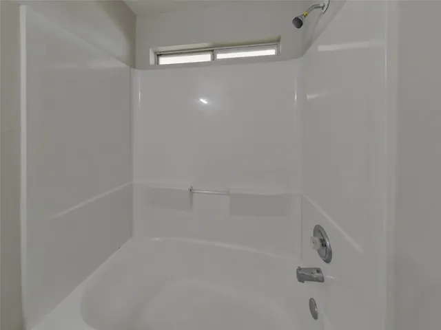 a close up of a bathtub