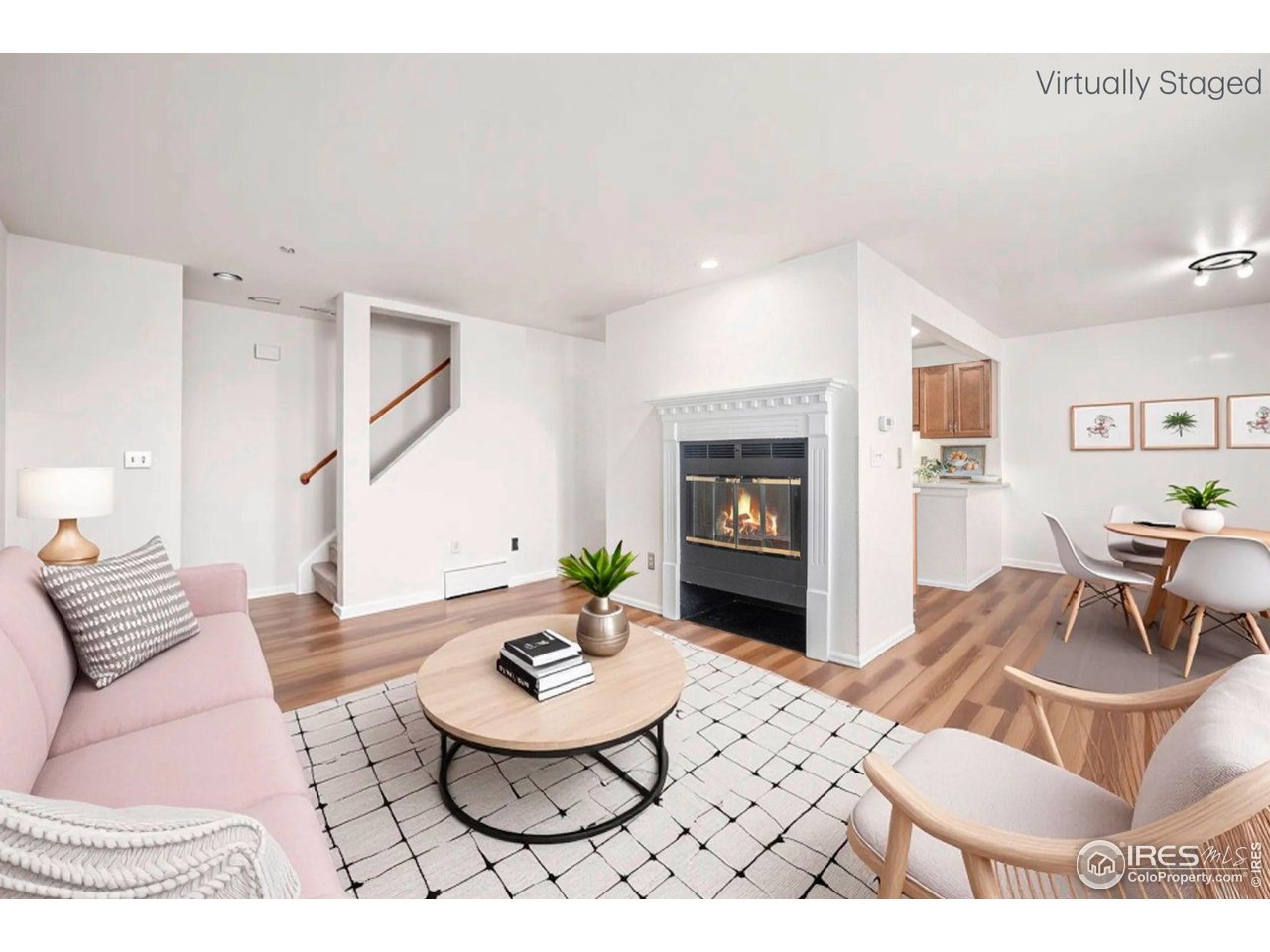 2254 Spruce Street, Unit A Boulder, CO 80302 - Photo 3 of 15 a living room with furniture and wooden floor