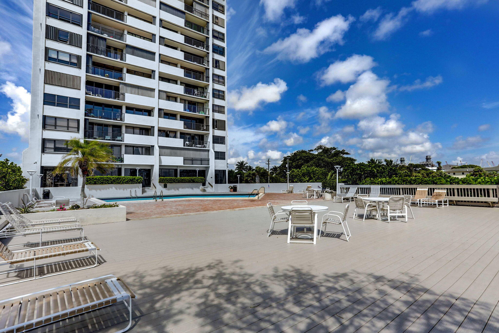 5600 North Flagler Drive, Unit 2703 West Palm Beach, FL 33407 - Photo 40 of 60 a view of a lake with a terrace