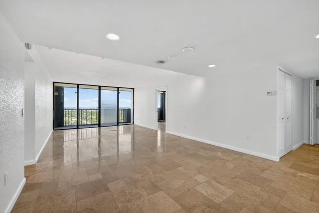 a view of an empty room with window