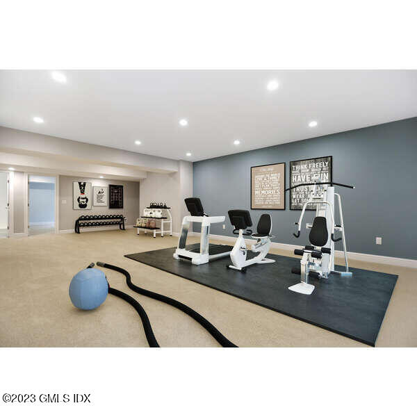 196 Valley Road Cos Cob, CT 06807 - Photo 16 of 18 a living room with lots of counter space and furniture