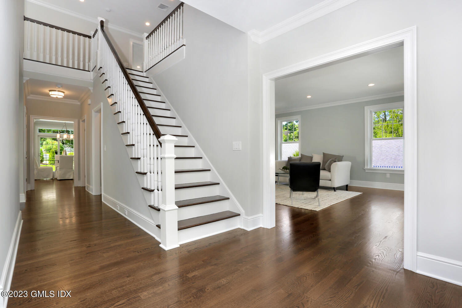 196 Valley Road Cos Cob, CT 06807 - Photo 2 of 18 a view of entryway and hall with wooden floor