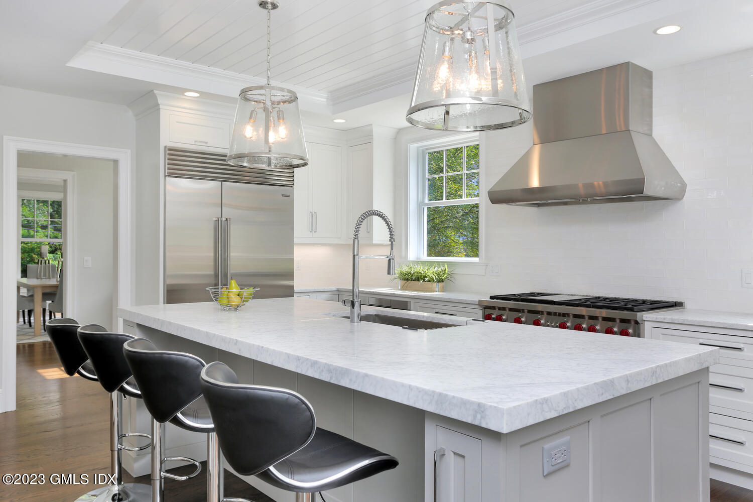 196 Valley Road Cos Cob, CT 06807 - Photo 3 of 18 a kitchen with a sink a counter space cabinets and stainless steel appliances