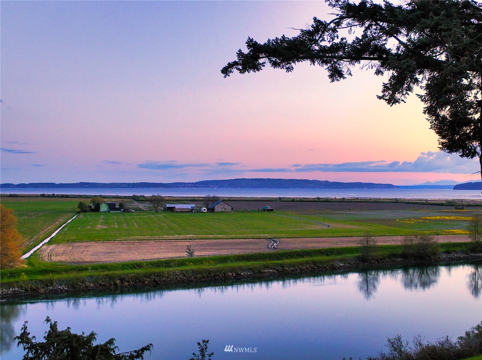 a view of lake with outdoor space