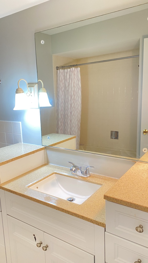23 North Tower Road Oak Brook, IL 60523 - Photo 21 of 22 a bathroom with a sink and a mirror