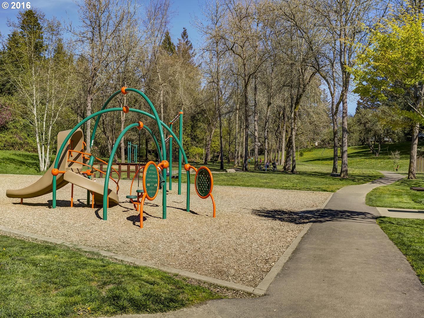 7610 Southwest Miner Way Portland, OR 97225 - Photo 28 of 32 a park with slide and a table