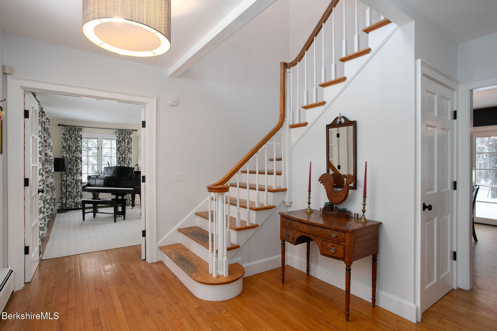 14 Old Tree Farm Road Stockbridge, MA 01266 - Photo 11 of 56 a view of entryway and hall with wooden floor