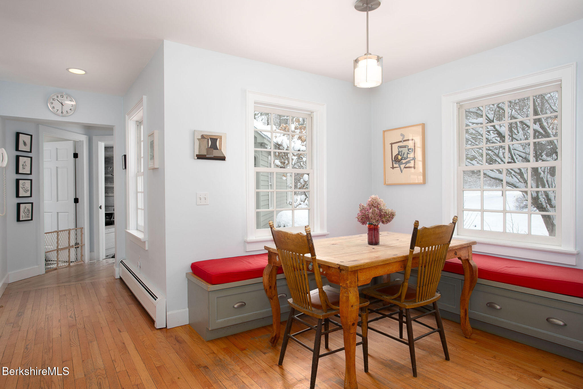 14 Old Tree Farm Road Stockbridge, MA 01266 - Photo 19 of 56 a dining room with furniture and window