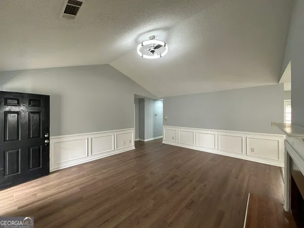 wooden floor in an empty room