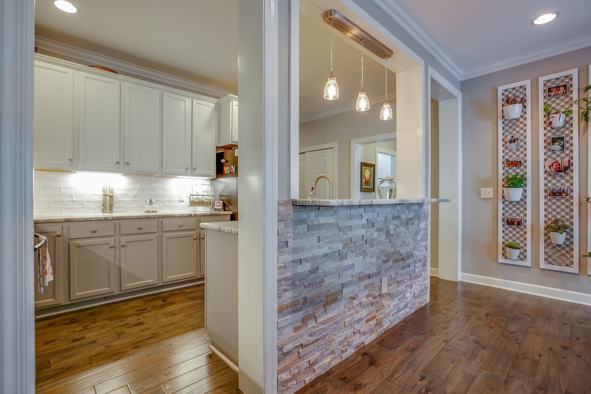 136 Ormesby Place Franklin, TN 37064 - Photo 17 of 41 a kitchen with stainless steel appliances granite countertop a refrigerator and a stove top oven