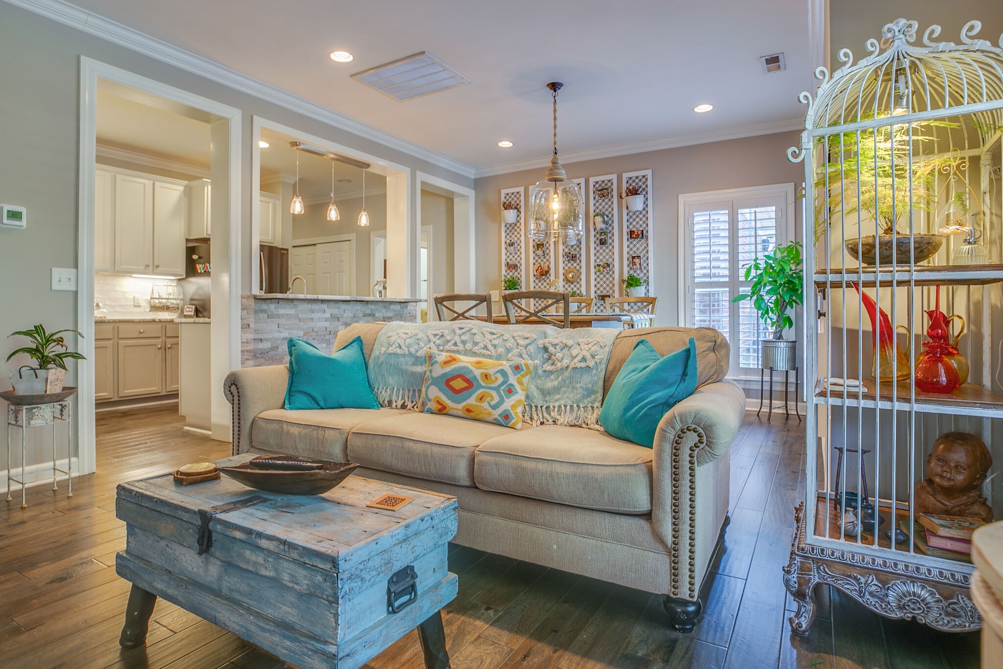 136 Ormesby Place Franklin, TN 37064 - Photo 9 of 41 a living room with furniture and a wooden floor