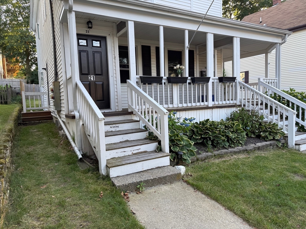 21 Denmark Avenue, Unit 2 Milton, MA 02186 - Photo 2 of 18 a view of a house with backyard and porch