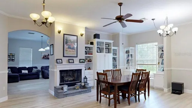 a view of balcony and wooden floor