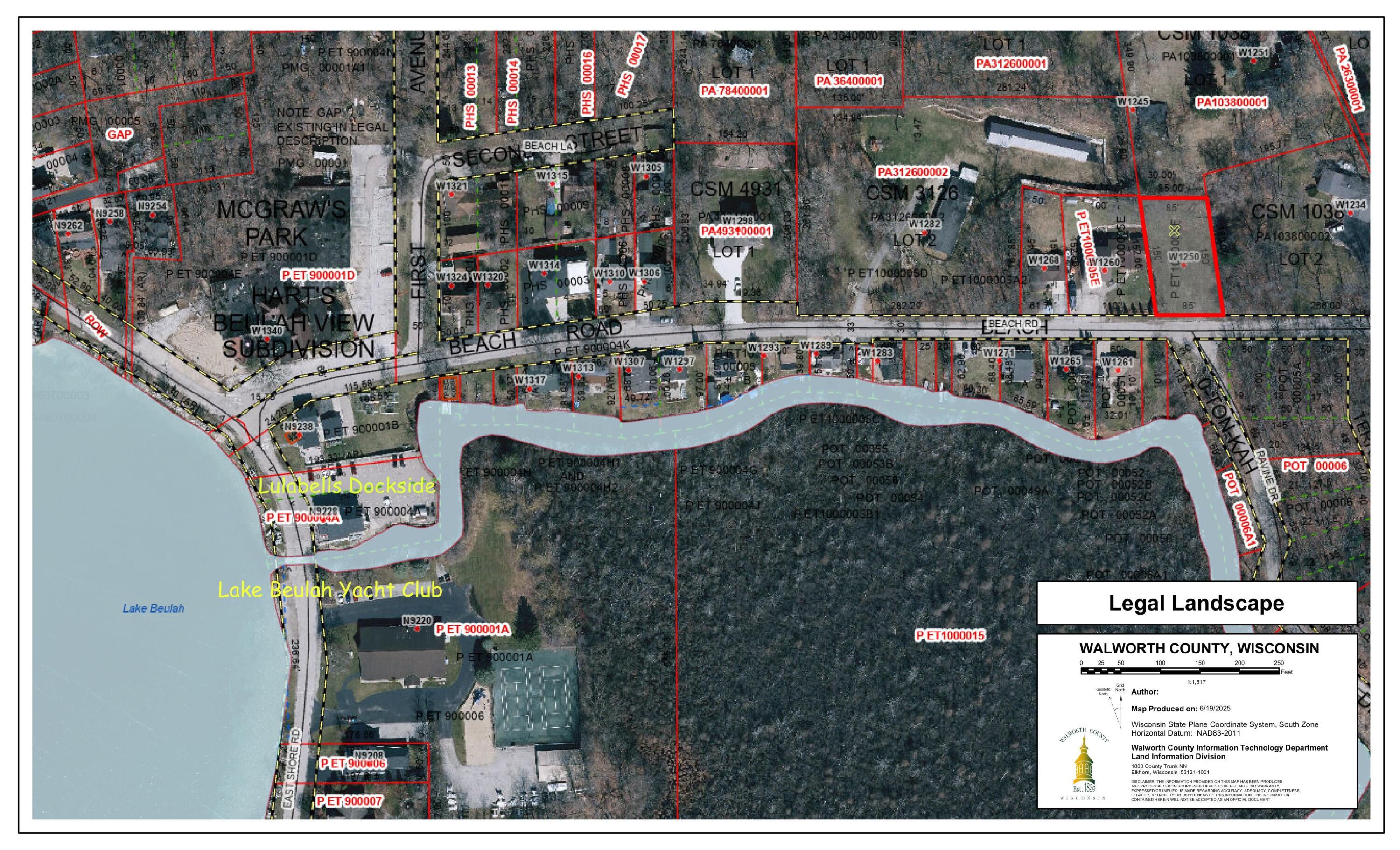 W1250 Beach Road East Troy, WI 53120 - Photo 3 of 18 Aerial 2