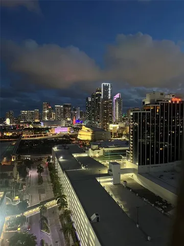 a view of swimming pool from a balcony