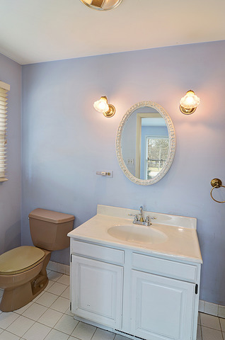 851 South County Line Road Hinsdale, IL 60521 - Photo 21 of 25 a bathroom with a sink mirror and toilet
