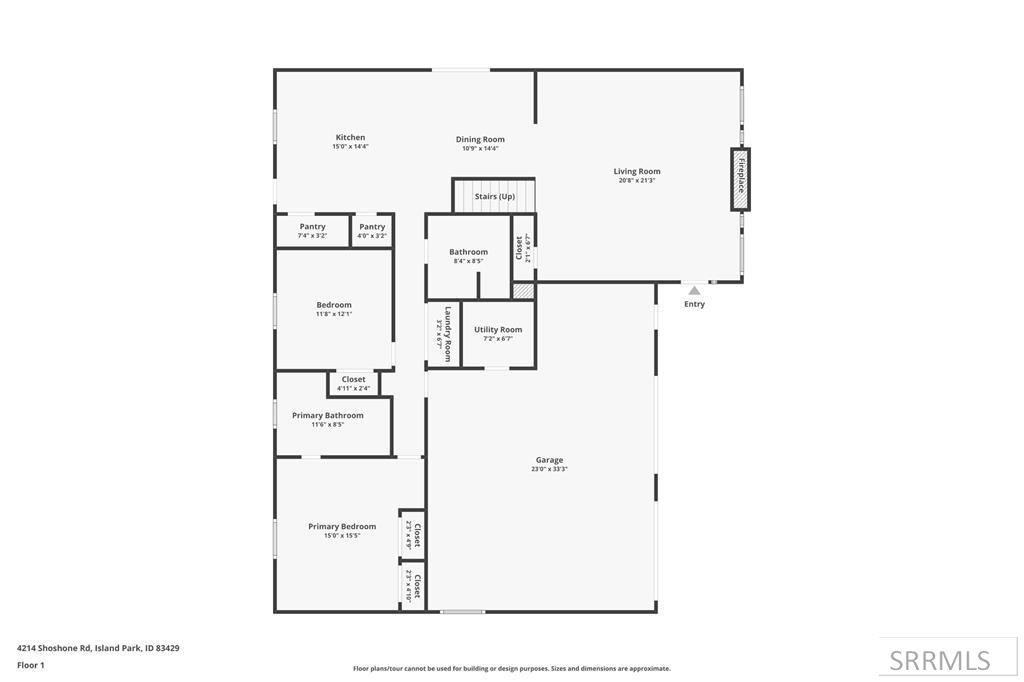 4214 Shoshone Road Island Park, ID 83429 - Photo 41 of 42 Main Level Floor Plan