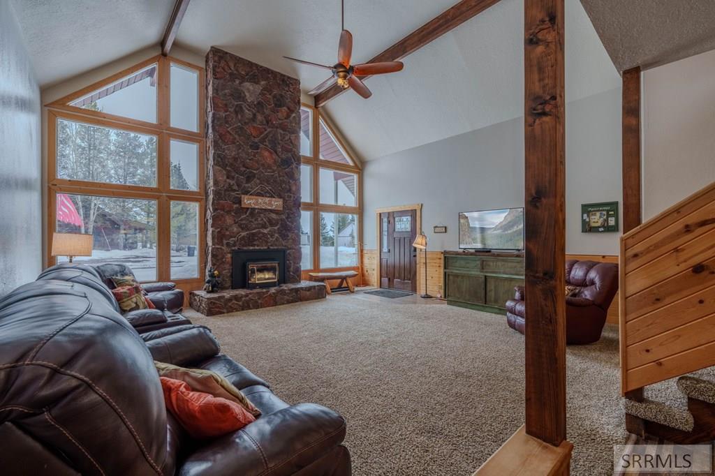 4214 Shoshone Road Island Park, ID 83429 - Photo 4 of 42 Vaulted Ceiling