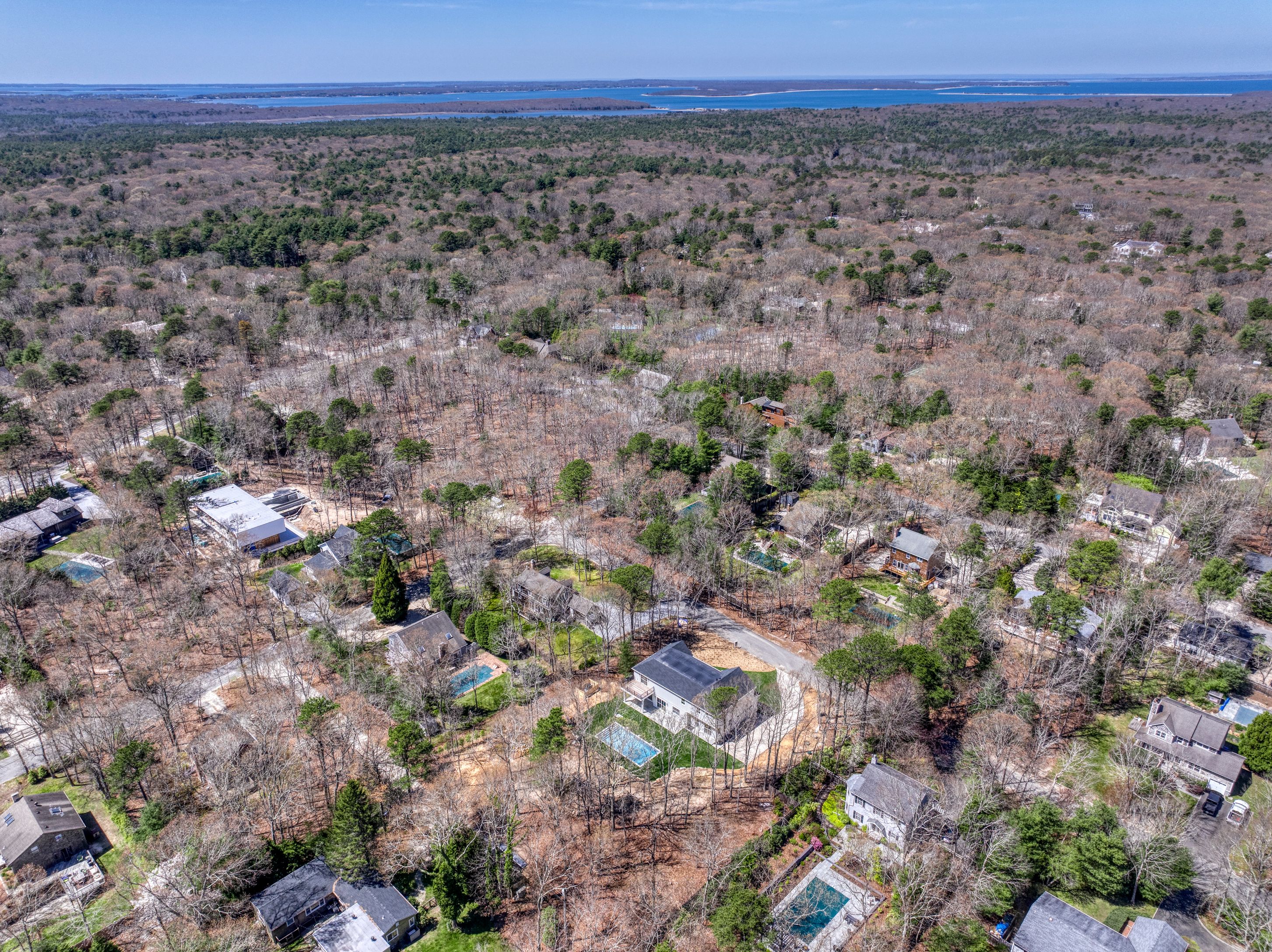 18 Barnes Avenue East Hampton, NY 11937 - Photo 27 of 35 a view of a dry field with trees in background
