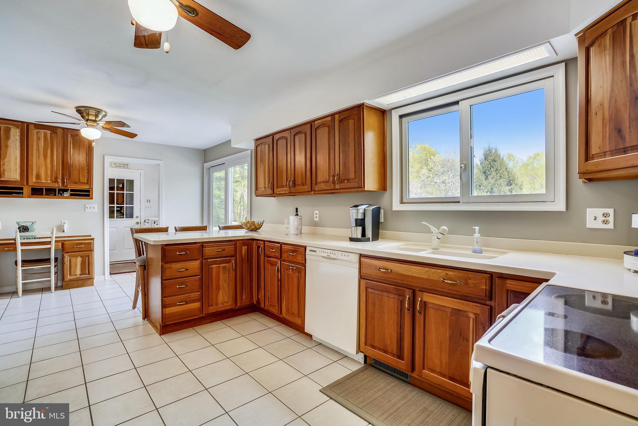 8539 Edenton Road Fulton, MD 20759 - Photo 7 of 39 Kitchen with newer cabinets and corian counters
