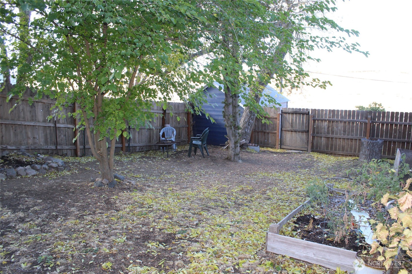 512 West Broadway Avenue Ritzville, WA 99169 - Photo 9 of 16 a view of a backyard with trees