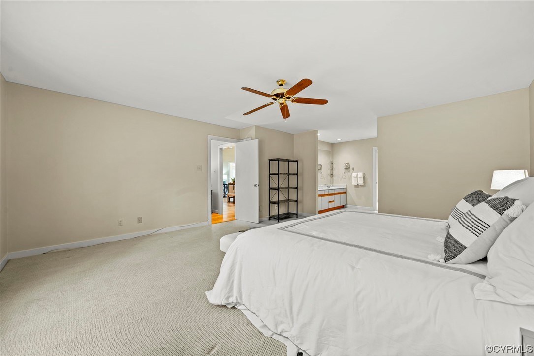 13703 Beechwood Point Road Midlothian, VA 23112 - Photo 20 of 50 a bedroom with a bed and a book shelf