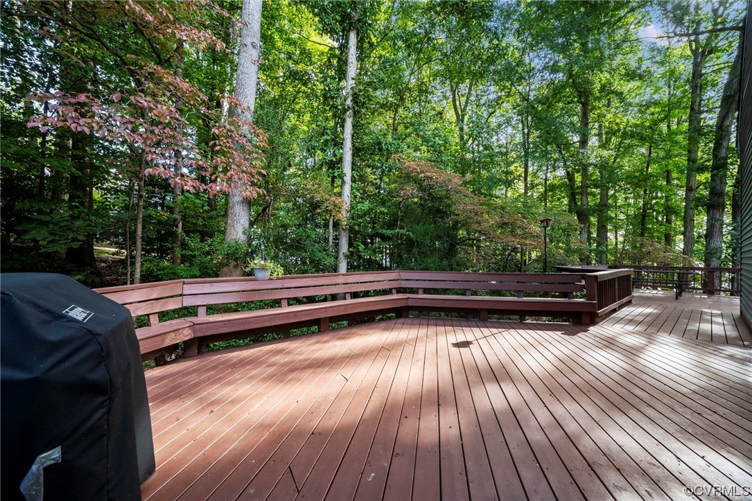 13703 Beechwood Point Road Midlothian, VA 23112 - Photo 40 of 50 a view of outdoor sitting area with chairs and trees