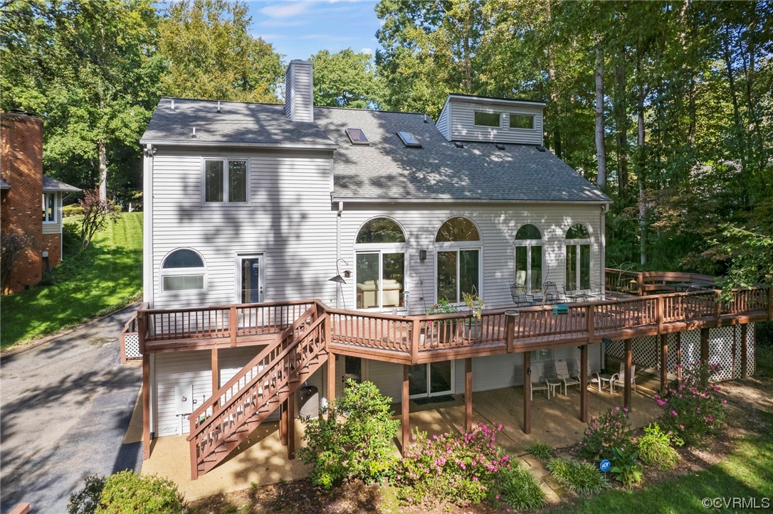13703 Beechwood Point Road Midlothian, VA 23112 - Photo 5 of 50 an aerial view of a house with a ocean view