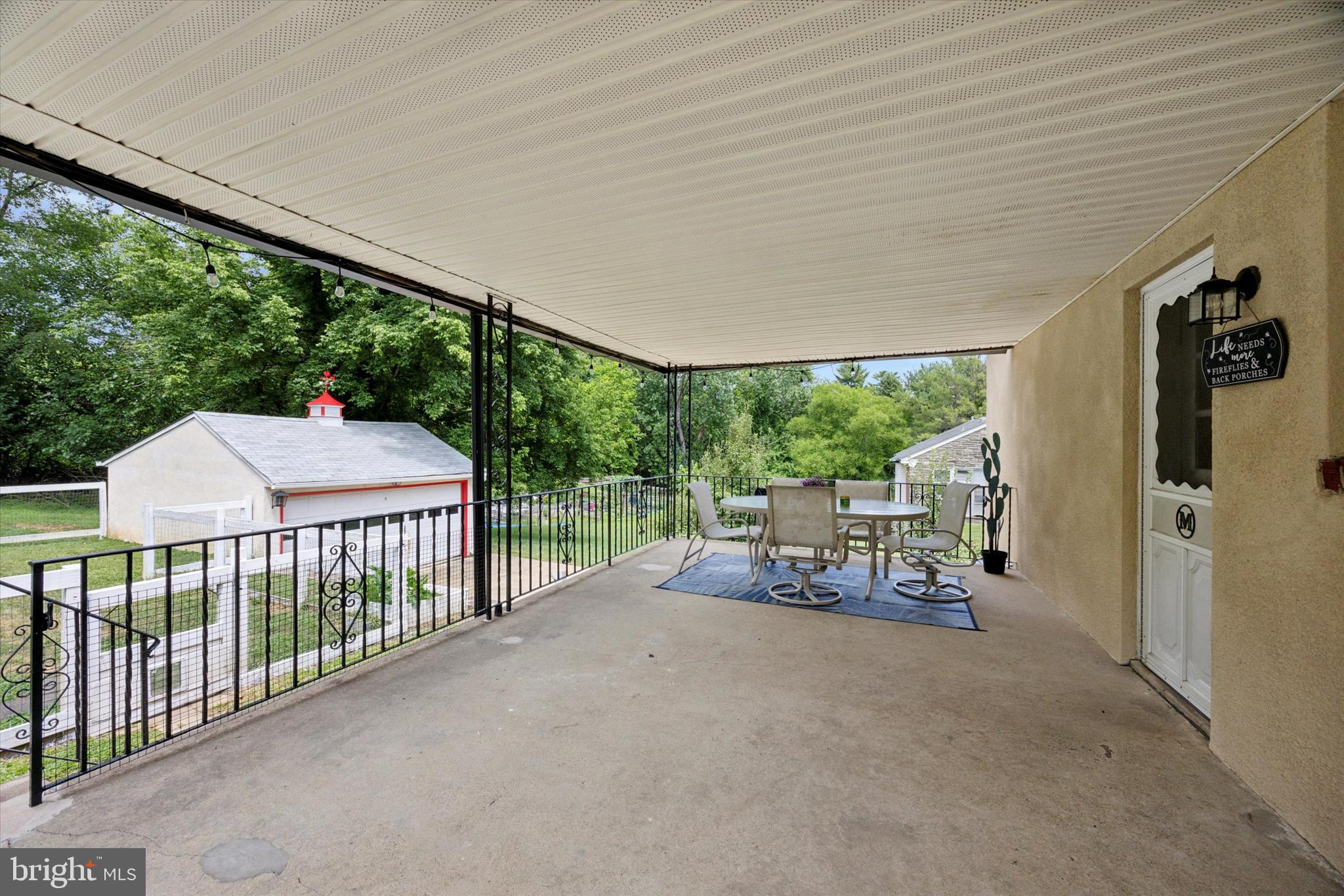 110 North State Road Springfield, PA 19064 - Photo 22 of 25 Spacious covered patio off of kitchen